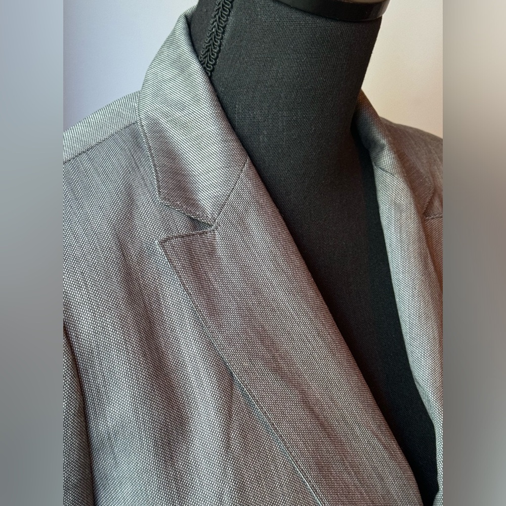 Calvin Klein Women's One Button Lux Blazer with 2 pockets 10 - Picture 2 of 10